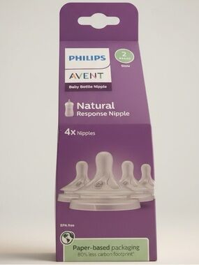 Philips Avent Natural Stage 2 Slow Flow Nipples New